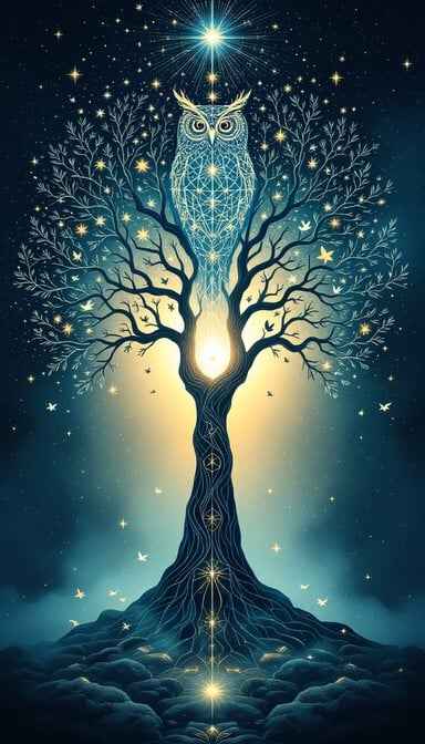 Mystical Owl Tree