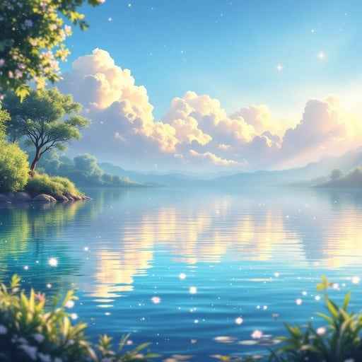 Magical Lake Morning Magical Lake Morning