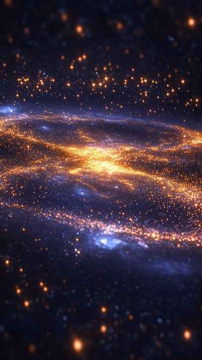 Starry night sky