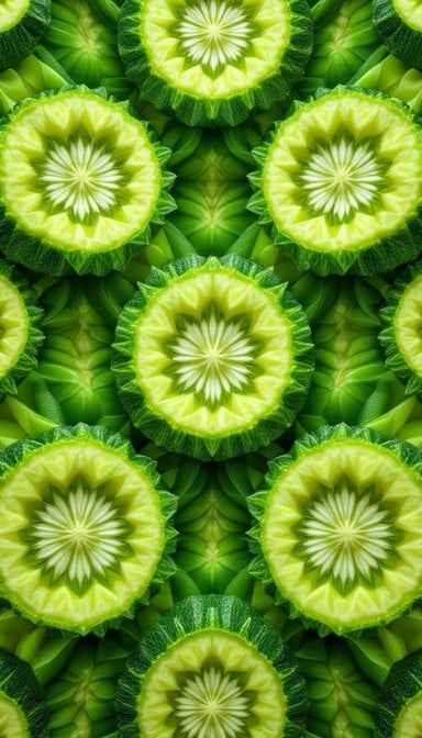 Spiraling Zucchini Pattern
