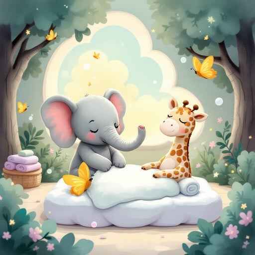 Moonlit Animal Friends