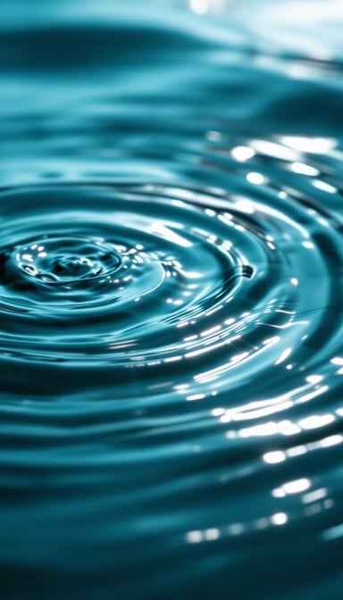 Rippling Teal Waters