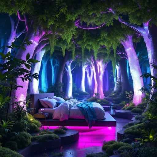 Neon Forest Bedroom Neon Forest Bedroom
