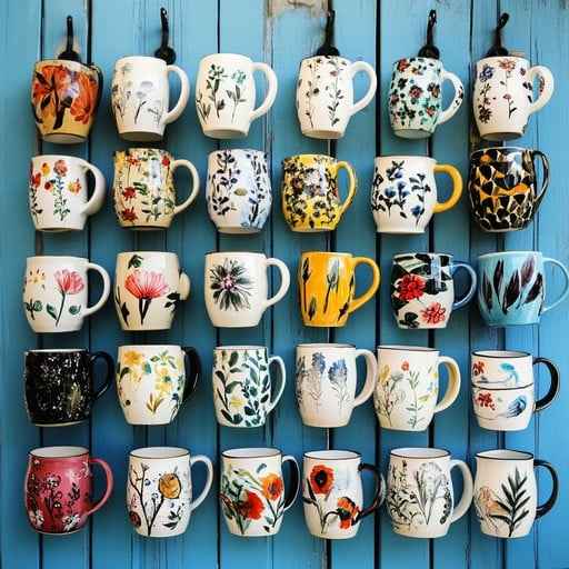 Colorful mug collection Colorful mug collection