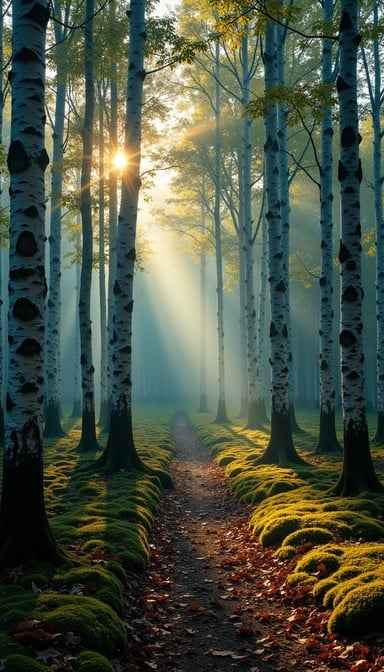 Misty Forest Light