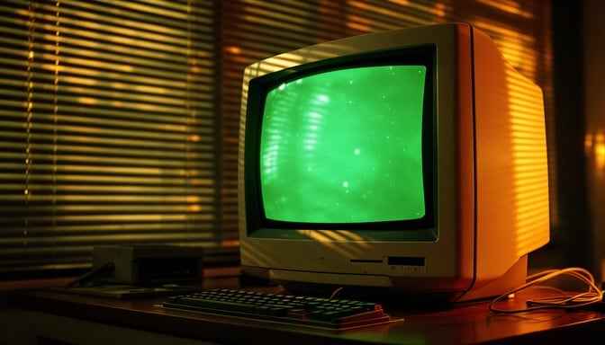 Retro Computer Glow Retro Computer Glow