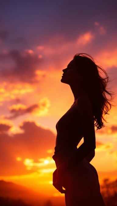 Sunset Silhouette Dance