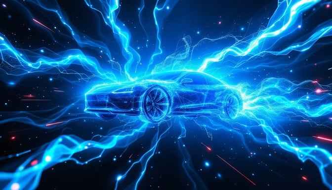 Electric Car Lightning Electric Car Lightning