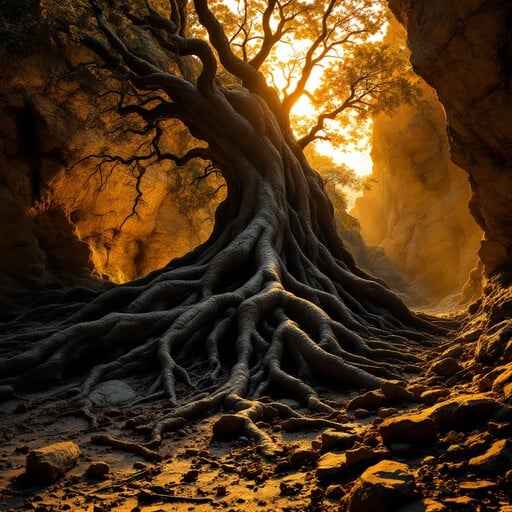 Roots Embrace Stone Roots Embrace Stone