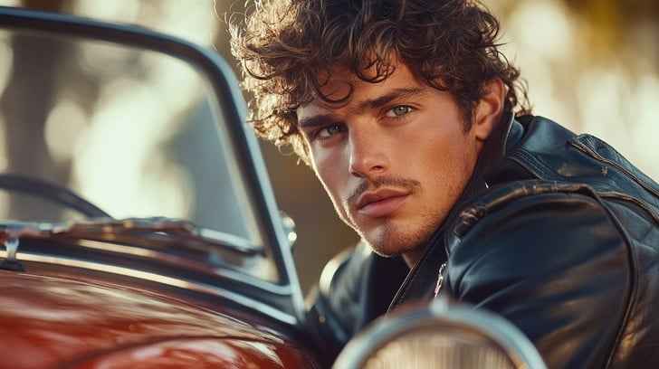 Man in Car Man in Car