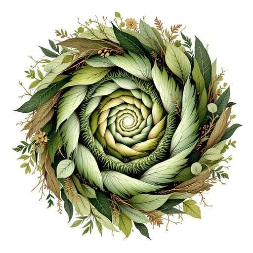 Spiraling Nature Pattern Spiraling Nature Pattern