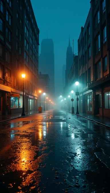 Illuminated Urban Rain Illuminated Urban Rain