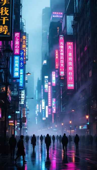 Neon Rain City Neon Rain City