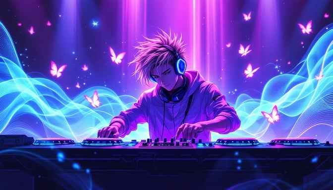 Neon DJ Magic Neon DJ Magic