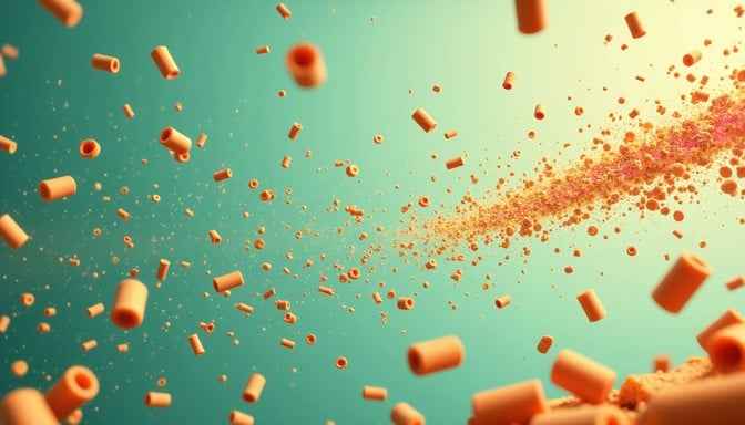 Dancing Food Particles Dancing Food Particles