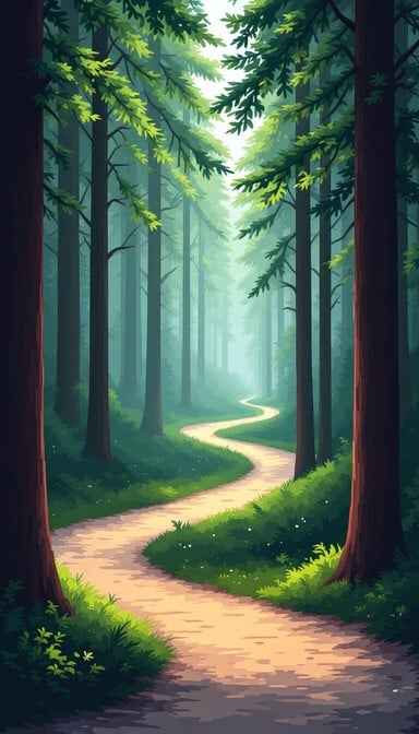 Mystical Forest Path