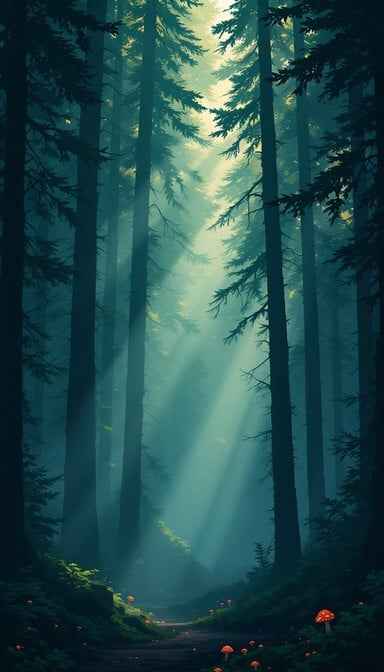 Mystical Forest Light