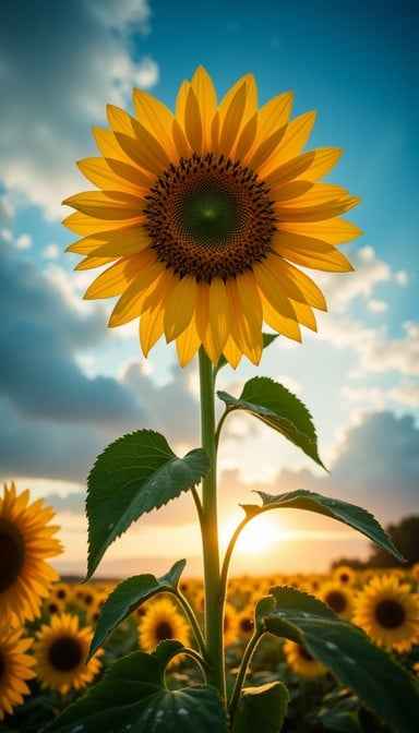 Golden Sunflower Glory