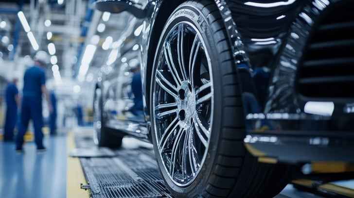Car manufacturing detail Car manufacturing detail