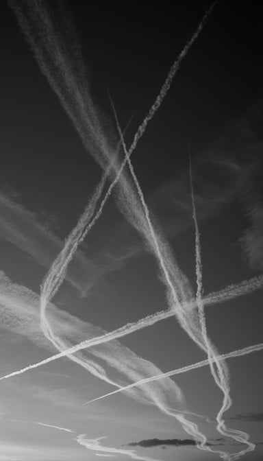 Intersecting Sky Trails Intersecting Sky Trails