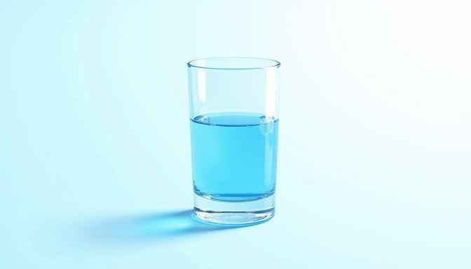 Refreshing Blue Liquid