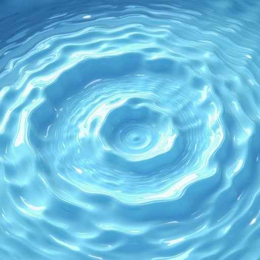 Rippling Blue Vortex