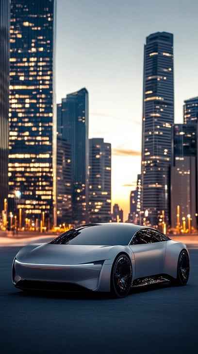 Futuristic urban car