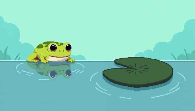 Curious Pixel Frog Curious Pixel Frog