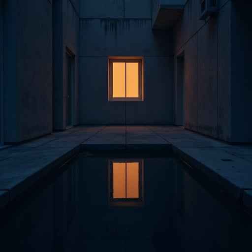 Illuminated Midnight Stillness Illuminated Midnight Stillness