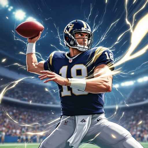 Quarterback's Heroic Moment