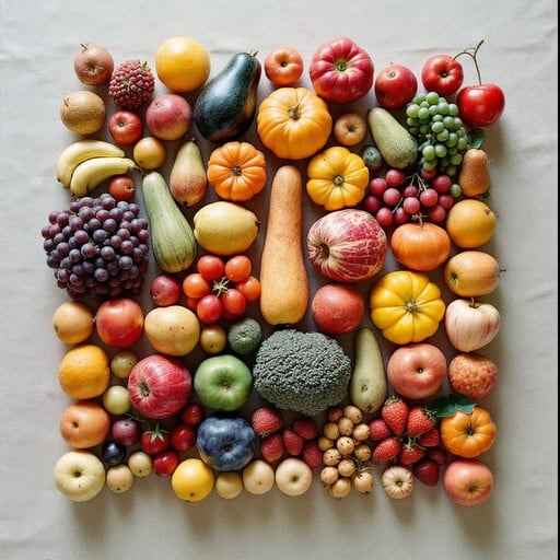 Vibrant Produce Array