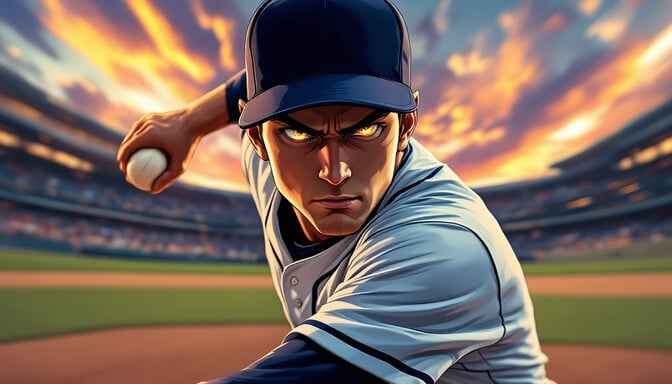 Pitcher's Sunset Moment