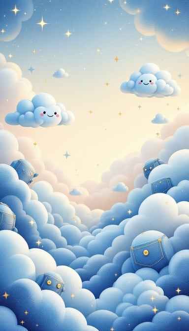 Dreamy Denim Clouds Dreamy Denim Clouds