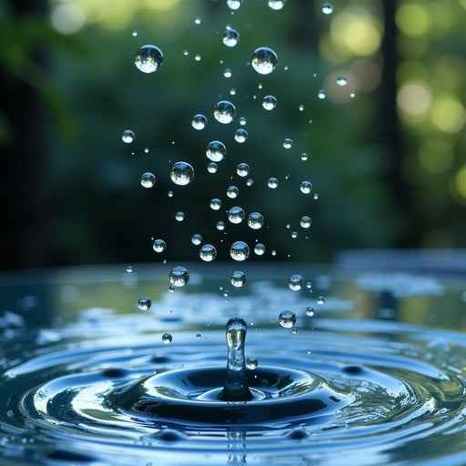 Prismatic Raindrop Dance