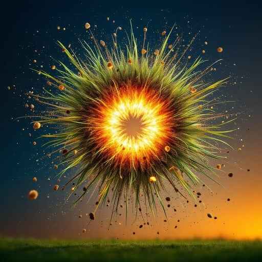 Nature's Explosive Art Nature's Explosive Art