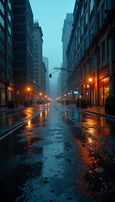 Rainy Urban Night Rainy Urban Night