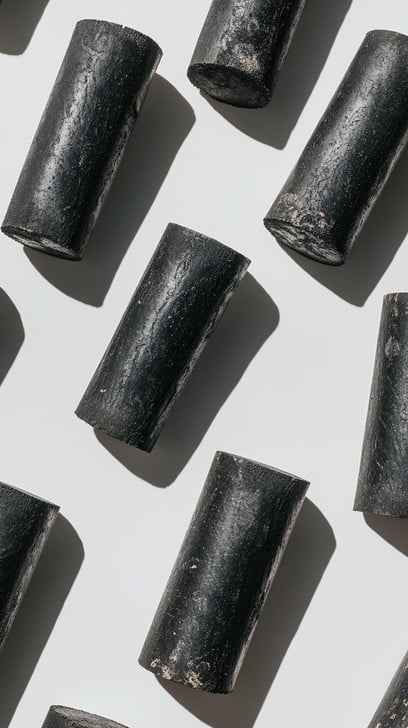 Black cylindrical objects Black cylindrical objects
