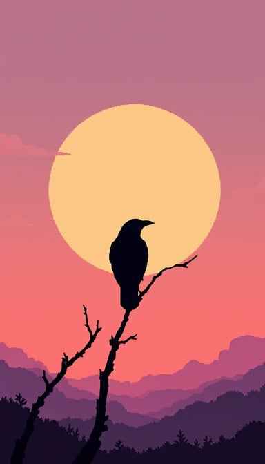 Crow Meets Sunset Crow Meets Sunset