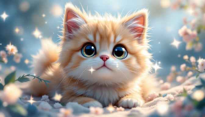 Magical Ginger Kitten Magical Ginger Kitten