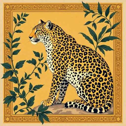 Majestic Leopard Art