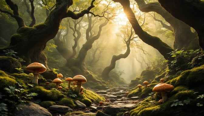 Mystical Forest Light