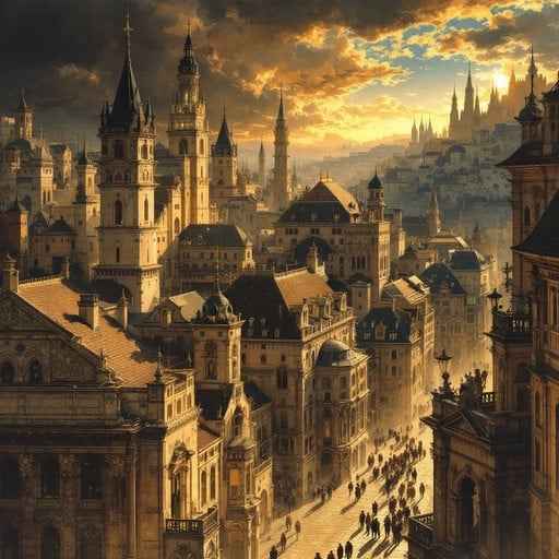 Medieval Golden City Medieval Golden City