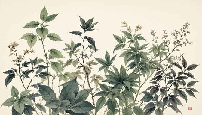Botanical Asian Study Botanical Asian Study