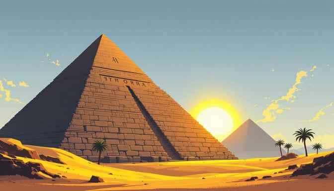 Pyramid's Golden Hour Pyramid's Golden Hour