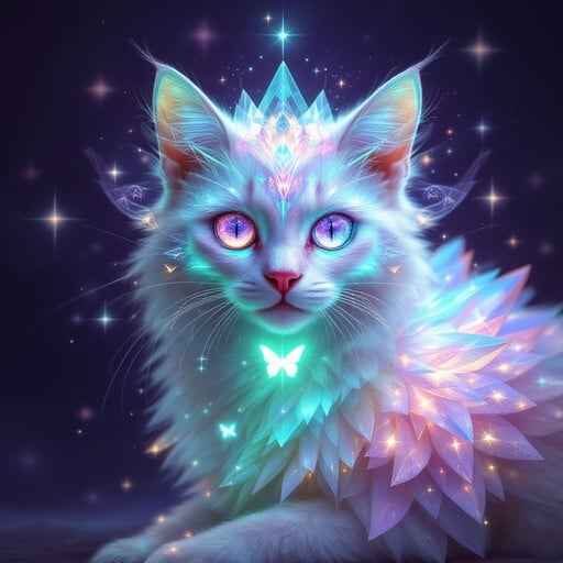 Crystalline Cosmic Cat Crystalline Cosmic Cat