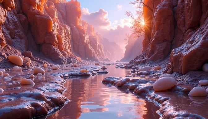 Radiant Canyon River