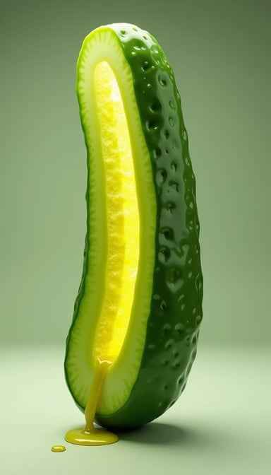 Glowing Green Pickle