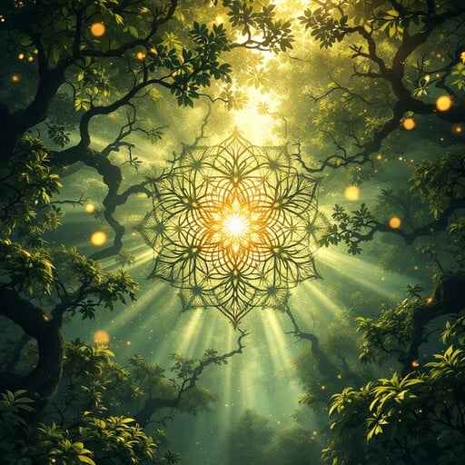 Mystical Forest Mandala Mystical Forest Mandala