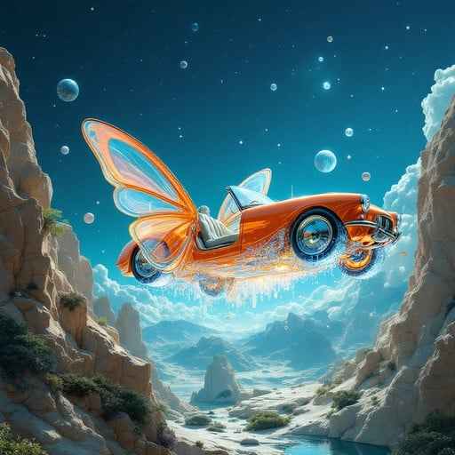 Flying Butterfly Car Flying Butterfly Car