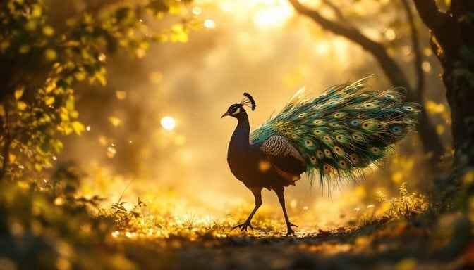Majestic Golden Peacock Majestic Golden Peacock
